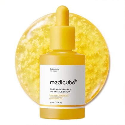 سرم کوجیک اسید و زردچوبه ضدلک و روشن کننده مدی کیوب-medicube Kojic Acid Turmeric Clarifying & Balancing Capsule Serum