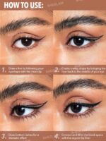 خط چشم 2 سر باریک و پهن مشکی شیگلم sheglam Multi-Tasker Line & Detail Eyeliner - Image 2