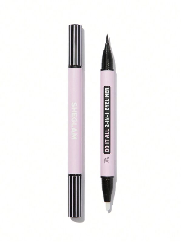 خط چشم 2 طرفه پاک کن دار شیگلم SHEGLAM Do It All 2-In-1 Eyeliner