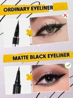 خط چشم ضدآب مات مشکی شیگلم SHEGLAM Oh So Rich Matte Eyeliner - تصویر 2