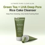 شوینده چای سبز و سالسیلیک اسید برنج آرنسیا ARENCIA SA Green+Tea LHA Deep Pore Rice Cake Cleanser
