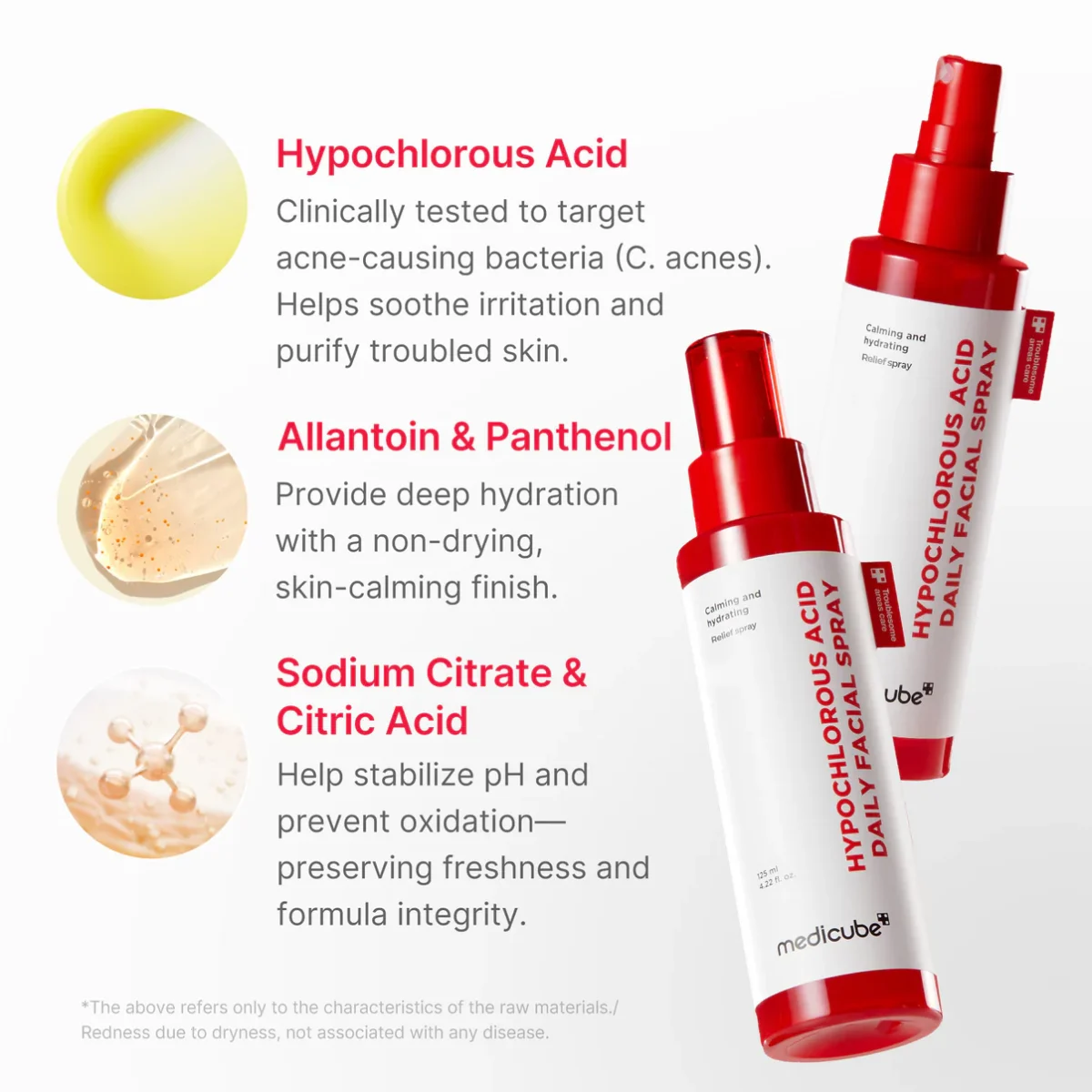 اسپری ضدجوش و تسکین دهنده مدی کیوب medicube Hypochlorous Acid Daily Facial Spray - Image 8