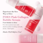 سرم حبابی کلاژن و PDRN صورتی جوانساز و درخشان کننده مدی کیوب Medicube PDRN Pink Collagen Bubble Serum - Image 2