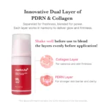 سرم حبابی کلاژن و PDRN صورتی جوانساز و درخشان کننده مدی کیوب Medicube PDRN Pink Collagen Bubble Serum - Image 4