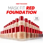 کرم پودر فول کاور قرمز تیر تیر TIR TIR MASK FIT RED FOUNDATION - Image 2