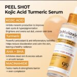 ست پیلینگ شات کوجیک اسید و زردچوبه صورت بدن و پا دکتر ملاکسین - Image 14