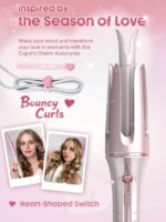دستگاه کرلی صورتی شیگلم SHEGLAM Cupid's Charm One Touch Instant Curler - تصویر 2