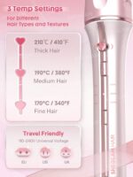 دستگاه کرلی صورتی شیگلم SHEGLAM Cupid's Charm One Touch Instant Curler - تصویر 7