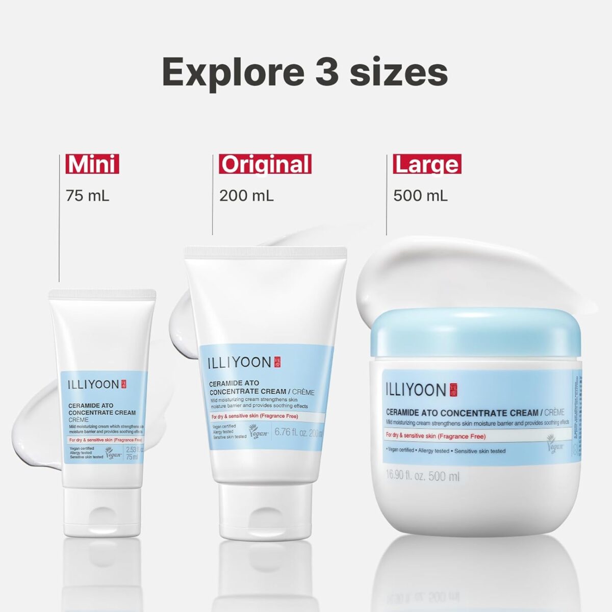 کرم آبرسان و مرطوب کننده 100 ساعته صورت و بدن ایلیون Illiyoon Ceramide Ato Concentrate Cream - Image 9