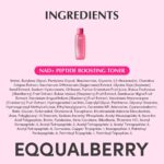 تونر پپتاید بوستینگ و NAD جوانساز و ضدچروک اکوال بری EQQUALBERRY NAD Peptide Boosting Toner - تصویر 2