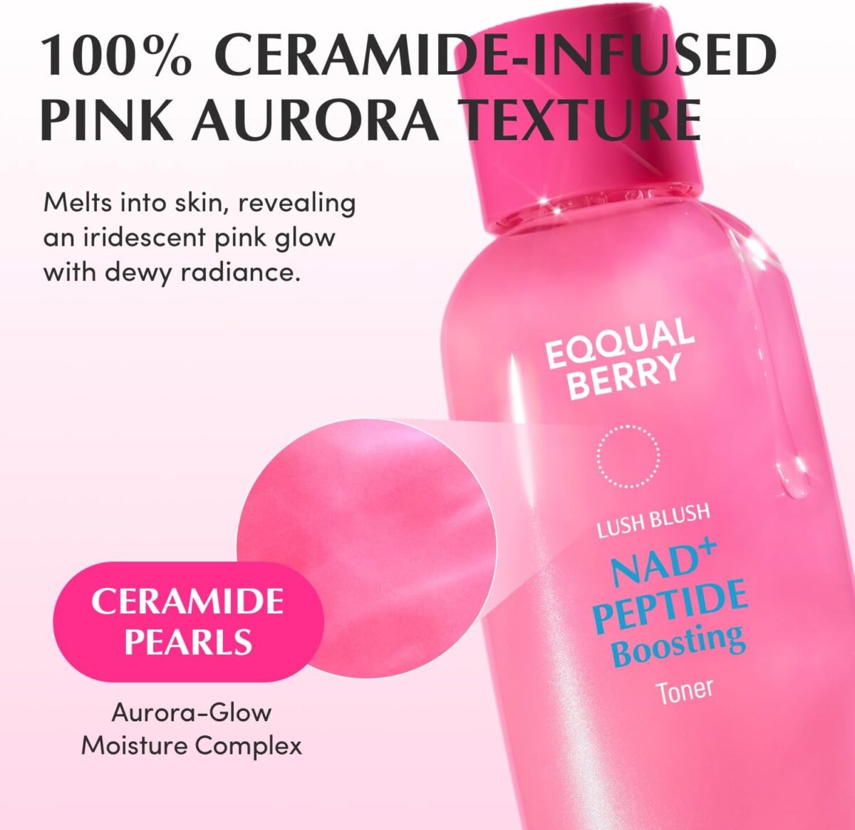 تونر پپتاید بوستینگ و NAD جوانساز و ضدچروک اکوال بری EQQUALBERRY NAD Peptide Boosting Toner - تصویر 6