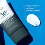 ضداقتاب مرطوب کننده و تسکین دهنده آنوا Anua Heartleaf Silky Moisture Mild Sunscreen - Image 4