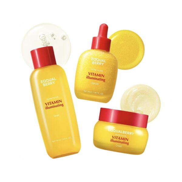 ست ویتامین سی روشن کننده و ضد لک اکوال بری EQQUALBERRY Vitamin Illuminating set