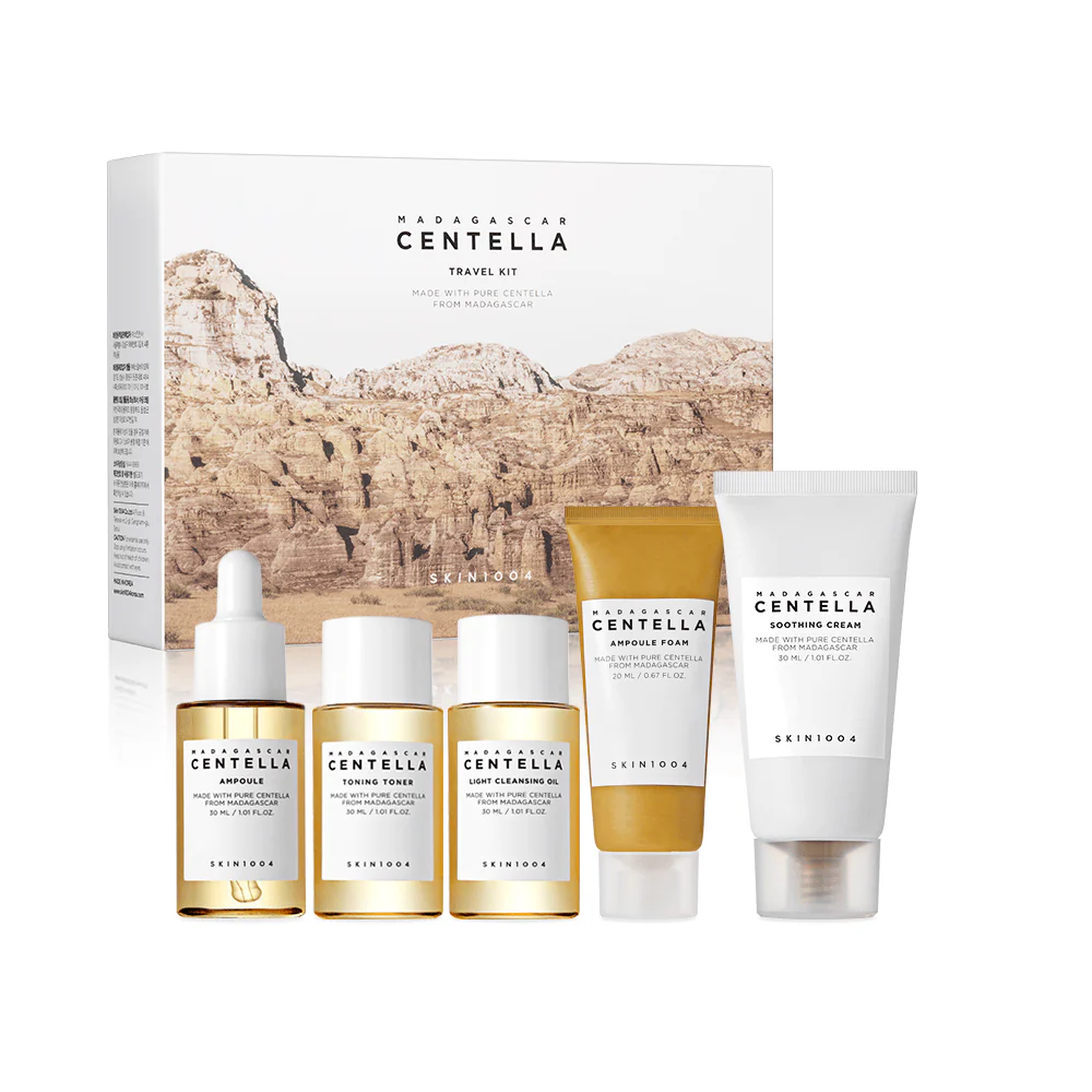 کیت جوانساز و ضدچروک سنتلا اسکین 1004 SKIN1004 Centella Travel Kit