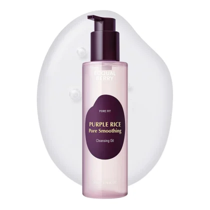 شوینده روغنی کنترل منافذ برنج اکوال بری EQQUALBERRY PURPLE RICE POR CLEANSING OIL