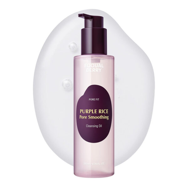 شوینده روغنی کنترل منافذ برنج اکوال بری EQQUALBERRY PURPLE RICE POR CLEANSING OIL