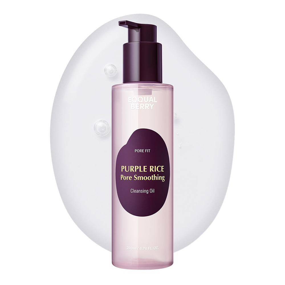 شوینده روغنی کنترل منافذ برنج اکوال بری EQQUALBERRY PURPLE RICE POR CLEANSING OIL شوینده روغنی کنترل منافذ برنج اکوال بری EQQUALBERRY PURPLE RICE POR CLEANSING OIL