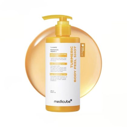 پیلینگ شات بدن کوجیک اسید و زردچوبه مدی کیوب MEDICUBE KOJIC ACID TURMERIC BODY PEEL SHOT