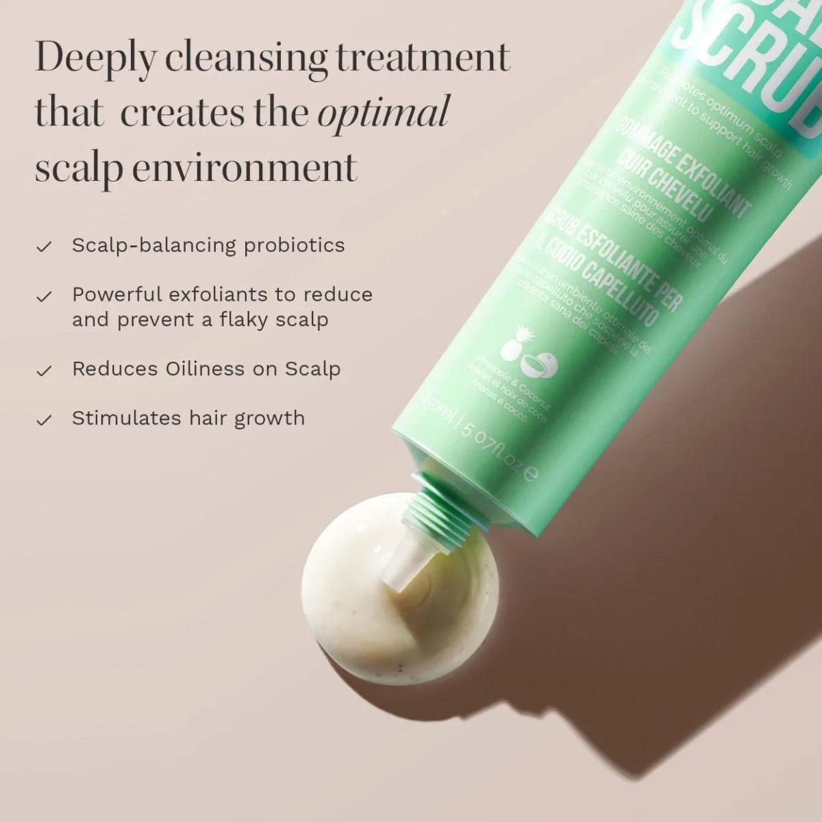 اسکراب اسکالپ سر هیربرست HAIR BRUST SCALP SCRUB