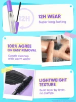 ریمل حجم دهنده مگا مشکی شیگلم sheglam major lash impact lashlighter