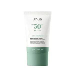 ضدافتاب ضد التهاب و مرطوب کننده آنوا ANUA AIRY SUN CREAM CICA+HEARTLEAF