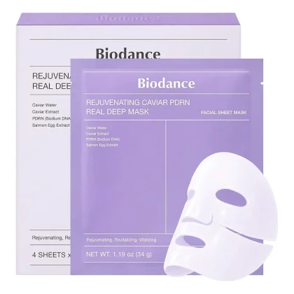 ماسک خاویار و PDRN بیودنس جوانساز و ضدچروک BIODANCE REJU CAVIAR PDRN DEEP MASK