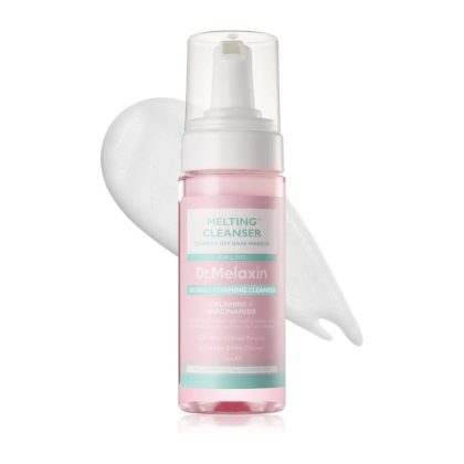 شوینده عمیق حبابی ارایش پاک کن و آبرسان دکتر ملاکسین DR.MELAXIN CLEANSER BUBBLE FOAMING CLEANSER