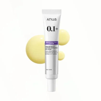 کرم دورچشم رتینول و کافیین جوانساز و ضد پف آنوا ANUA RETINOL 0.1 CAFFINE REVIT EYE CREAM