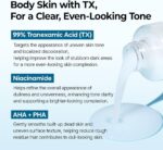 اسپری پیل شات بدن TX دکتر ملاکسین لایه بردار و روشن کننده Dr.Melaxin EXFOLIATING PEEL SHOT SPRAY - Image 5