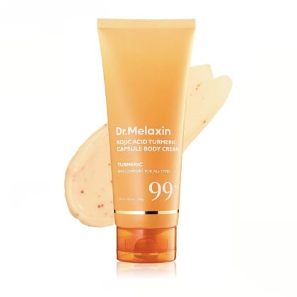 کرم بدن کپسولی کوجیک اسید و زردچوبه دکتر ملاکسین روشن کننده و ضدلک Dr.Melaxin KOJIC ACID TURMERIC CAPSULE BODY CREAM