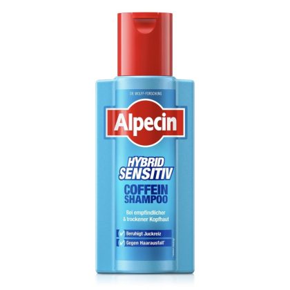 شامپو کافیین هایبرید مو حساس آلپسین ضد ریزش و خارش ALPECIN HYBRID CAFFEINE SHAMPOO