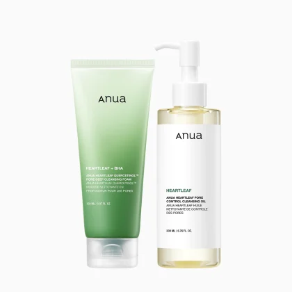 ست شوینده 2 مرحله ای آنوا پاکسازی و رفع منافذ عمیق ANUA Pore Control DUAL CLEANSING SET