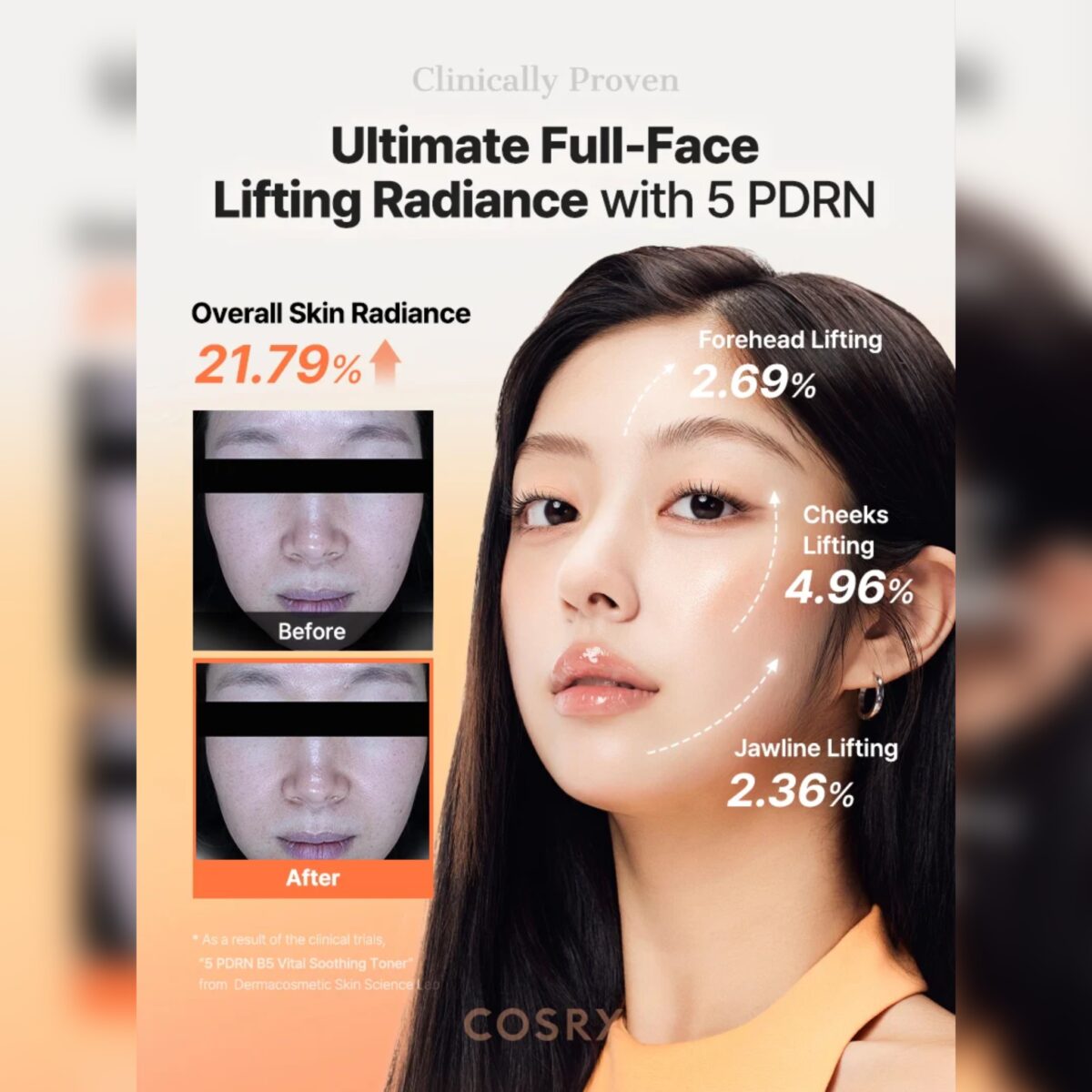 تونر 5 PDRN احیا و درخشان کننده کوزارکس COSRX 5PDRN B5 VITAL SOOTHING TONER - Image 6