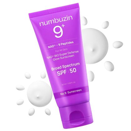 ضدافتاب جوانساز و ضدچروک 9پپتید و NAD نامبوزین numbuzin +9 & NAD SUN SCREEN
