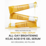 سرم دورچشم ژلی کوجیک اسید و زردچوبه مدی کیوب روشن کننده و ضد پف MEDICUBE Kojic acid & Turmeric vita GEL EYE SERUM - Image 2