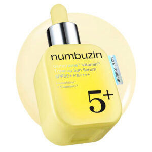 ضدافتاب گلوتاتیون و ویتامین روشن کننده نامبوزین numbuzin glutathione vitamin tone-up sun serum