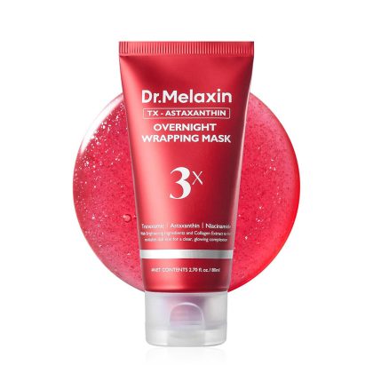 ماسک شب ضدلک و روشن کننده دکترملاکسین DR.MELAXIN TX-ASTAXANTHIN OVERNIGHT WRAPPING MASK