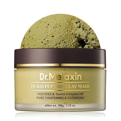 ماسک اسکراب شکلات دبی پاک کننده و رفع منافذ ملاکسین Dr.Melaxin DUBAI PEPTIDE CLAY MASK