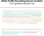بالم لب ترافل سفید دالبا درخشان کننده و جوانساز dalba Italian White Truffle Nourishing Serum Lip Balm - Image 2