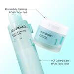 تونر آبرسان تسکین دهنده و کنترل چربی نامبوزین numbuzin No.1 Pure-Full Calming Herb Toner - Image 9