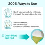تونر پد ضد التهاب چربی و جوش نامبوزین numbuzin No.1 Centella Re-Leaf Green Toner Pads - Image 6