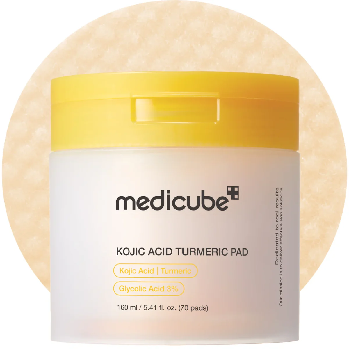 تونر پد کوجیک اسید و زردچوبه ضدلک تیره و روشن کننده مدی کیوب MEDICUBE Kojic Acid Tumeric Toner Pad - Image 8