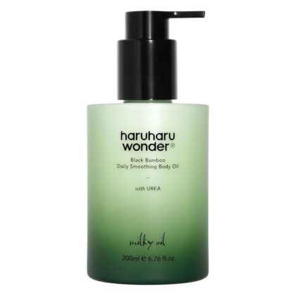 روغن بدن بامبو سیاه هارو هارو آبرسان عمیق قوی HARUHARU wonder Black Bamboo Daily Smoothing Body Oil