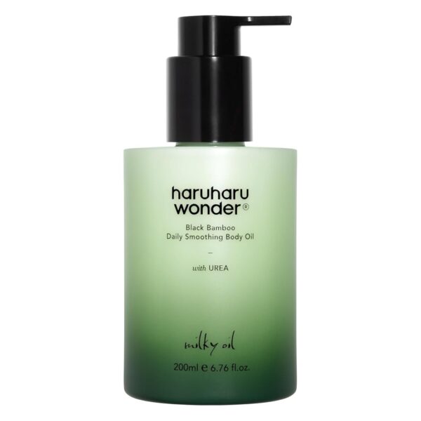 روغن بدن بامبو سیاه هارو هارو آبرسان عمیق قوی HARUHARU wonder Black Bamboo Daily Smoothing Body Oil