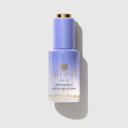 روغن گلدن کاملیا طلا 23 عیار روشن کننده و جوانساز تاچا TATCHA Gold Camellia Beauty Oil Nourishing 23k Gold Oil