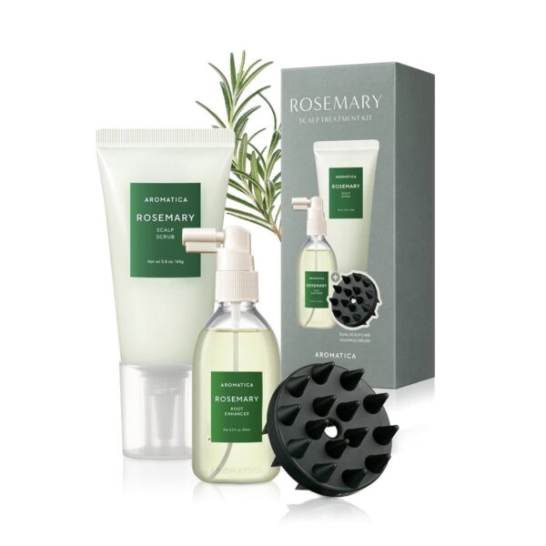 ست اسکالپ رزماری ضدریزش و محرک رشد مو آروماتیک AROMATICA Rosemary Scalp Care Set