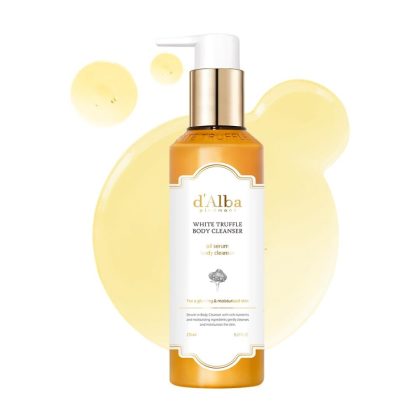 شوینده بدن ترافل سفید د البا درخشان کننده و آبرسان d alba Piedmont White Truffle Oil Serum Body Cleanser