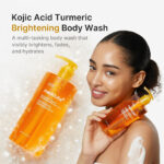 شوینده بدن کوجیک اسید و زردچوبه لایه بردار و ضد لک مدی کیوب MEDICUBE Kojic Acid Turmeric Brightening Body Wash - Image 2