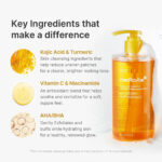 شوینده بدن کوجیک اسید و زردچوبه لایه بردار و ضد لک مدی کیوب MEDICUBE Kojic Acid Turmeric Brightening Body Wash - Image 9