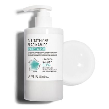 شوینده بدن گلوتاتیون و نیاسین آمید روشن کننده قوی پوست APLB Glutathione Niacinamide Body Lotion